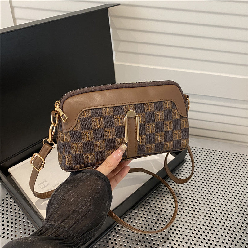 Chess Plaid Women's Bag Autumn And Winter Classic Style Portable