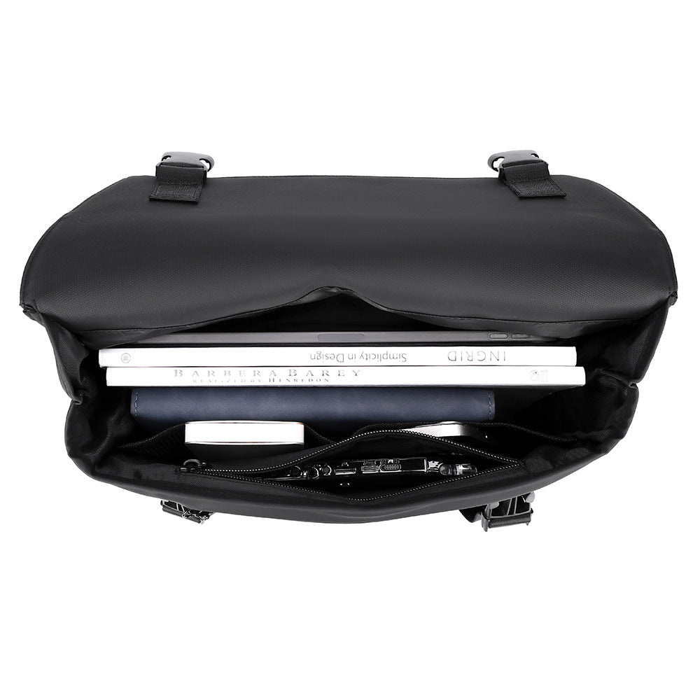 Men's Shoulder Bag Business Travel Messenger Bag Large Capacity